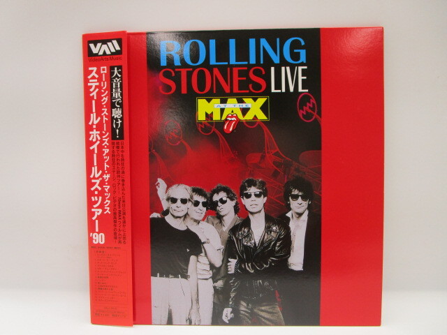 ★井0882 帯付 The Rolling Stones/Live At The Max ローリングストーンズ LD レーザーディスク コレクター放出品 同梱可 32509081