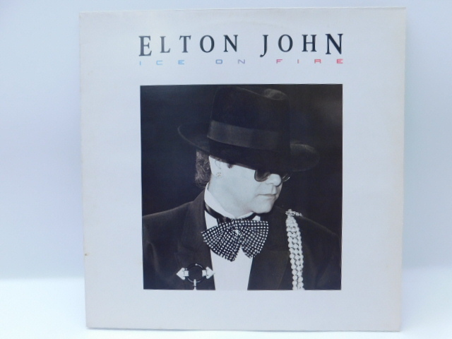 ★小2993 Elton John エルトン・ジョン Ice On Fire アイス・オン・ファイア レコード LP コレクター放出品 同梱可 32509081