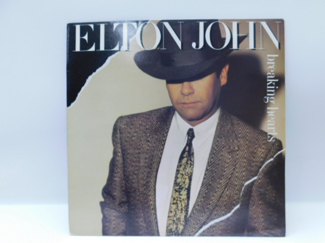 ★小3004 Elton John エルトン・ジョン Breaking Hearts ブレイキングハーツ レコード LP コレクター放出品 同梱可 32509081