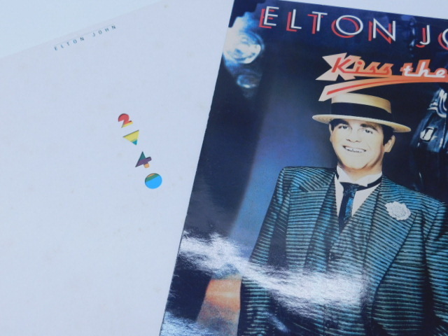 ★小3006 Elton John エルトン・ジョン Kiss the Bride / Too Low for Zero EP LP レコード コレクター放出品 同梱可 32509081