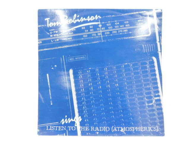 ★小3213 Tom Robinson トム・ロビンソン Listen to the Radio Atmospherics レコード シングル EP コレクター放出品 32509081