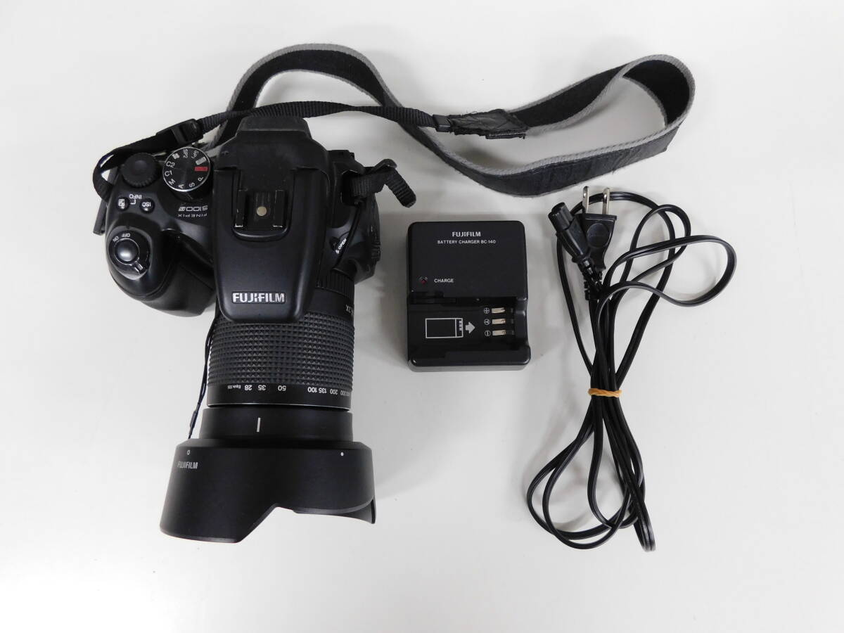 FUJIFILM 富士フィルム FINEPIX ファインピックス S100FS ブラック デジタルカメラ バッテリー 充電器 有 動作確認済み 激安1円スタート