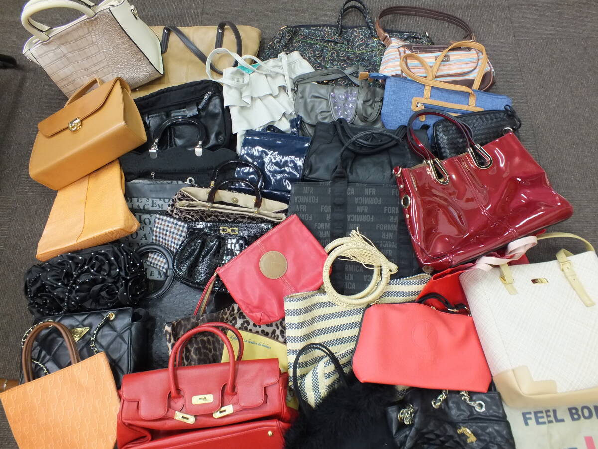 鞄 大量 おまとめ d.kelly ディーケリー 横浜元町 ハンドバッグ ショルダーバッグ トートバッグ ポーチ 他 現状品 激安1円スタート