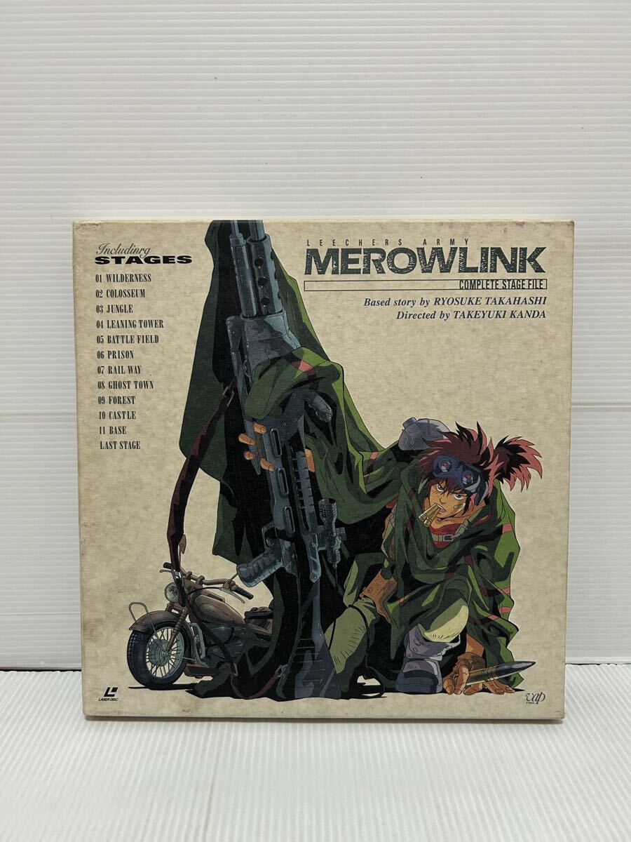 ◇W302 LD レーザーディスク 3枚組 BOX 美盤 高橋良輔 機甲猟兵メロウリンク Armor Hunter Merowlink 装甲騎兵ボトムズ外伝 1995年 CD付き