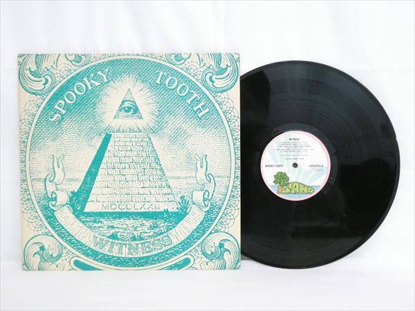 ◆◇Spooky Tooth スプーキー・トゥース Witness LPレコード UKオリジナル盤 ピンクリム 初回マト A-1U/B-1U STERLING刻印 ILPS 9255◇◆