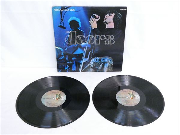 ◆◇The Doors ドアーズ Absolutely Live アブソルートリー・ライヴ LPレコード USオリジナル盤 蝶ラベル Wマークなし 2枚組 EKS-9002◇◆