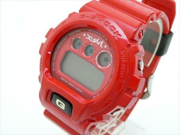 ◆◇CASIO カシオ G-SHOCK X-girl エックスガール コラボモデル レッド DW-6900FS◇◆