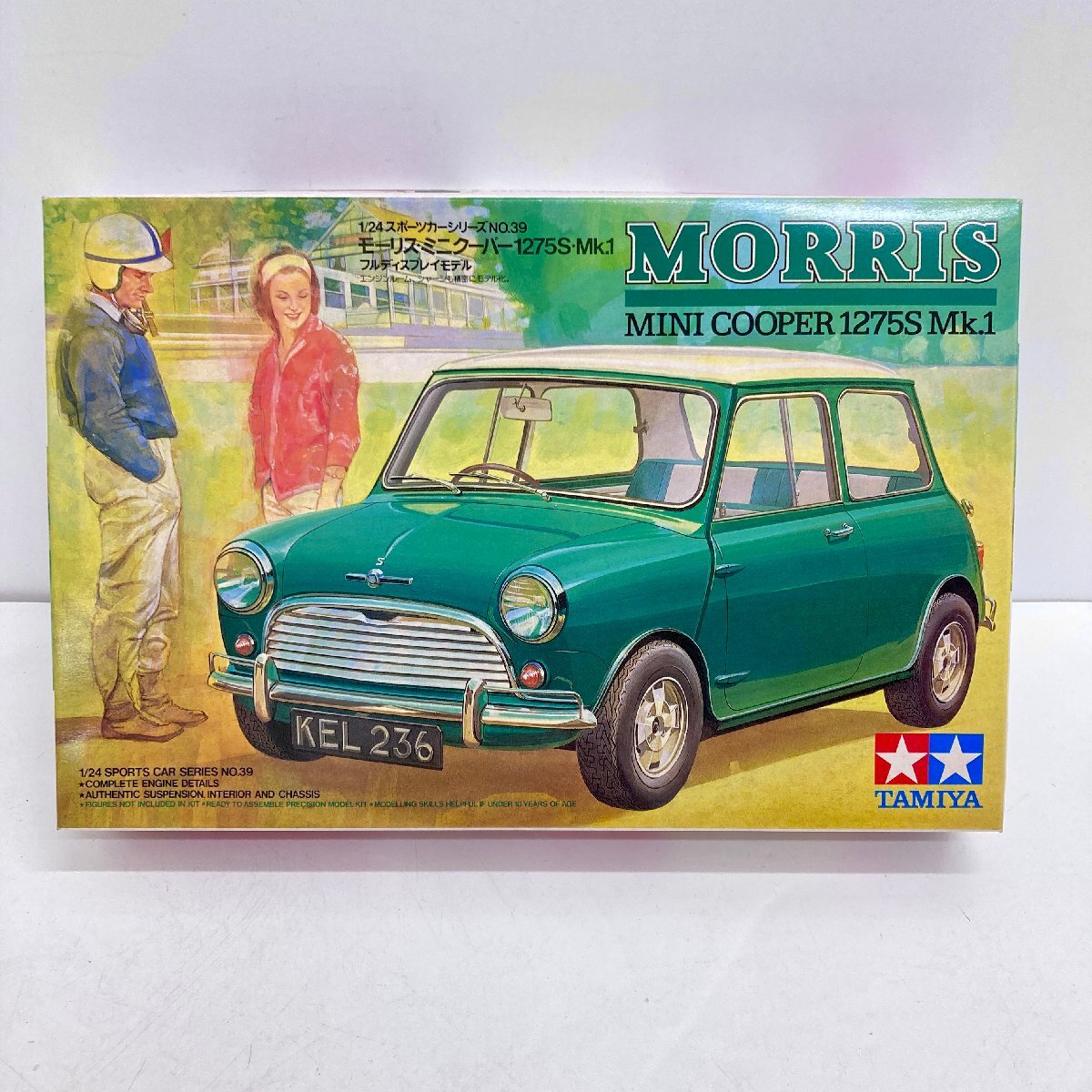 ◆◇[7] タミヤ モーリス ミニクーパー 1275S Mr.1 MORRIS mini Cooper 1/24 プラモデル 未組み立て 08/022607ｍ◇◆