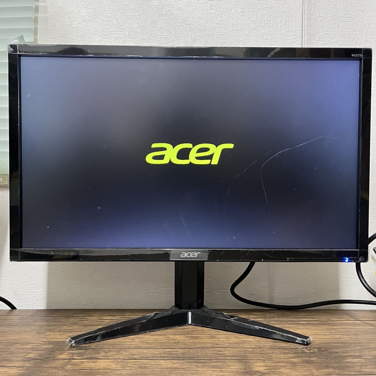 雷216 acer 液晶モニター PCモニター ゲーミングモニター エイサー ブラック 通電確認済み KG221Q Abmix モニター ディスプレイ