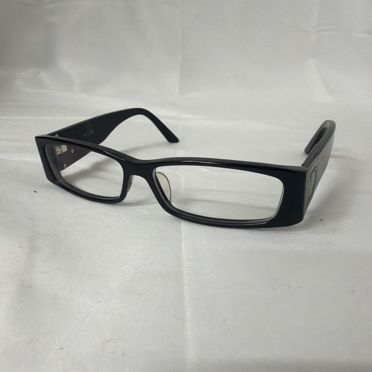 松961 Christian Dior メガネ 眼鏡フレーム 眼鏡 度入りレンズ付き アイウェア 黒縁メガネ　クリスチャンディオール