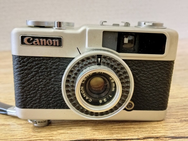管N0329005　【シャッターOK】 Canon Demi EE28 ハーフフィルムカメラ コンパクトフィルムカメラ キヤノン