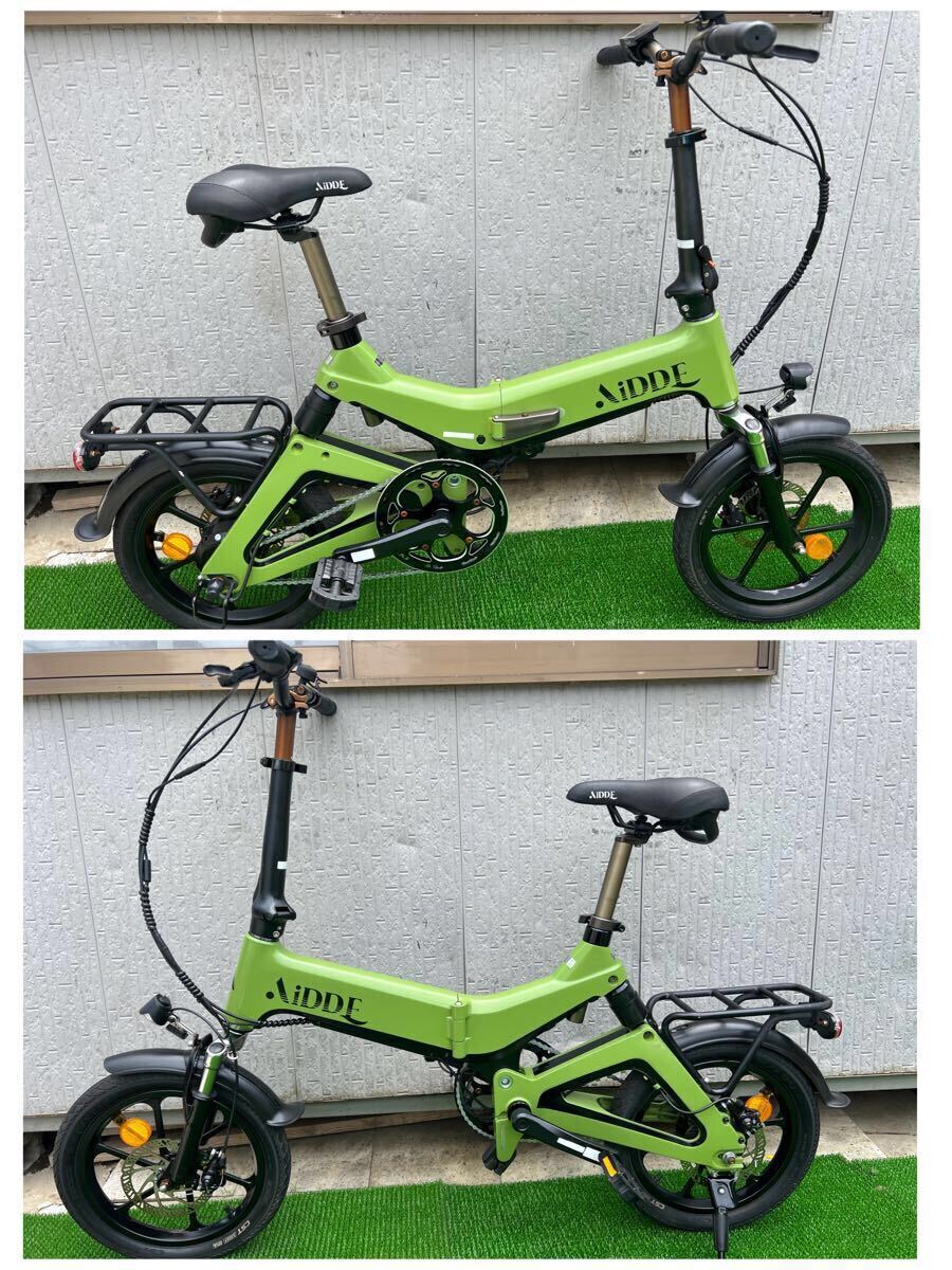 AiDDE 折りたたみ　電動アシスト自転車　16インチ　