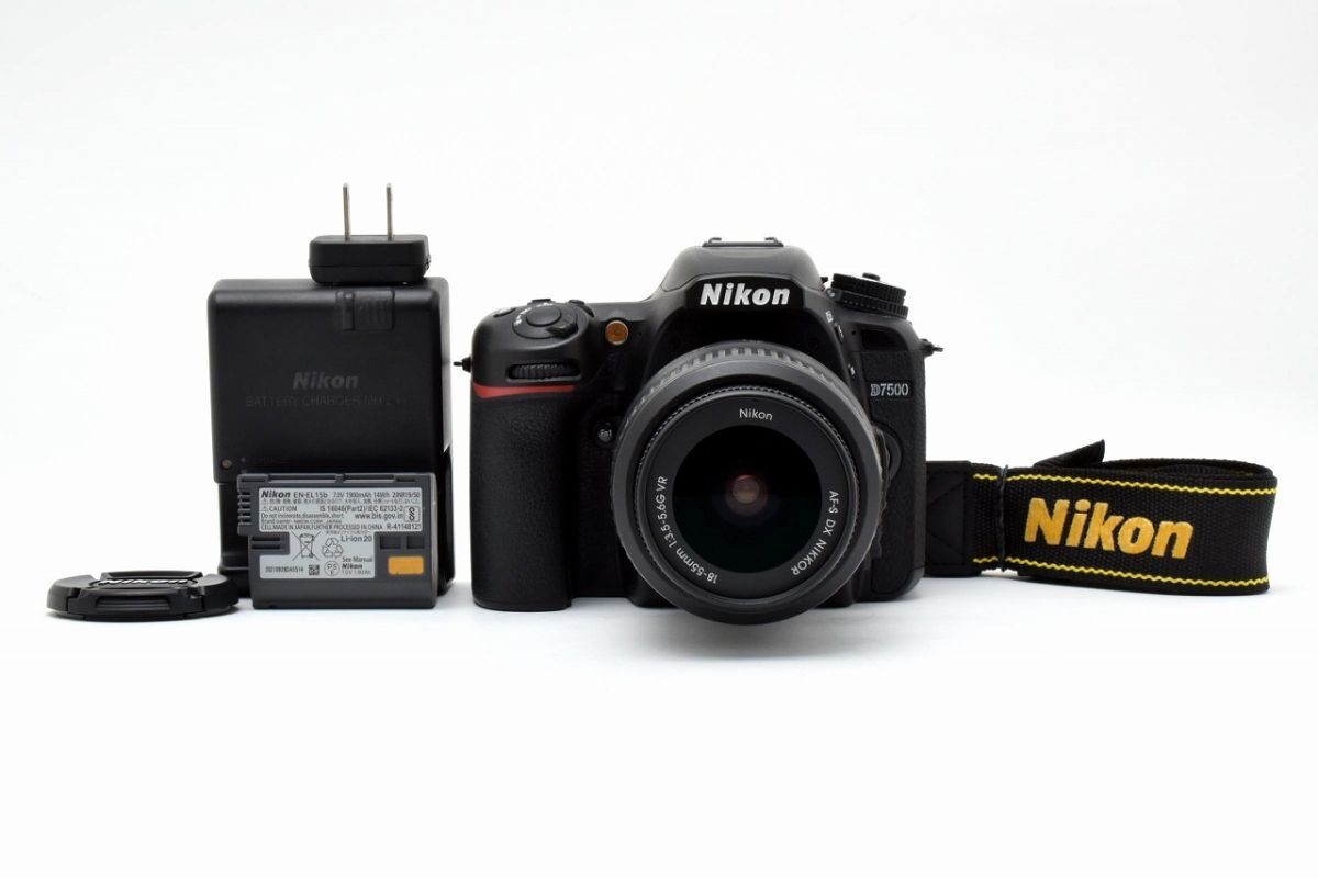 [美品] Nikon ニコン D7500 + 18-55mm レンズ #2785977