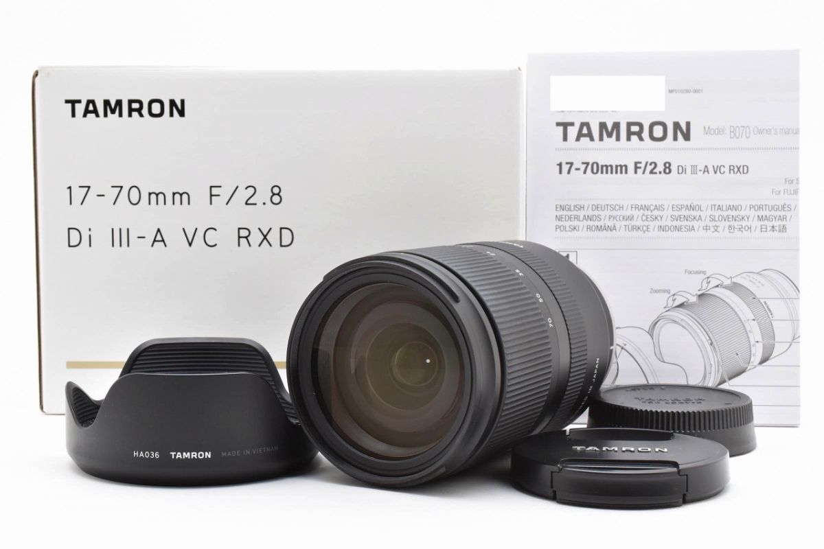 [美品] TAMRON タムロン 17-70mm F/2.8 Di III-A VC RXD ソニーEマウント #2809427