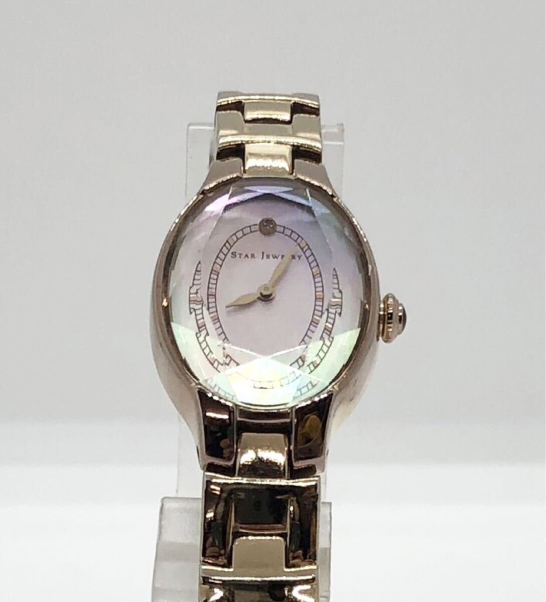 三08 STAR JEWELRY スター　ジュエリー　BO23-5075549 Eco SOLAR POWER レディース 腕時計　腕周り約14センチ　不動(T)