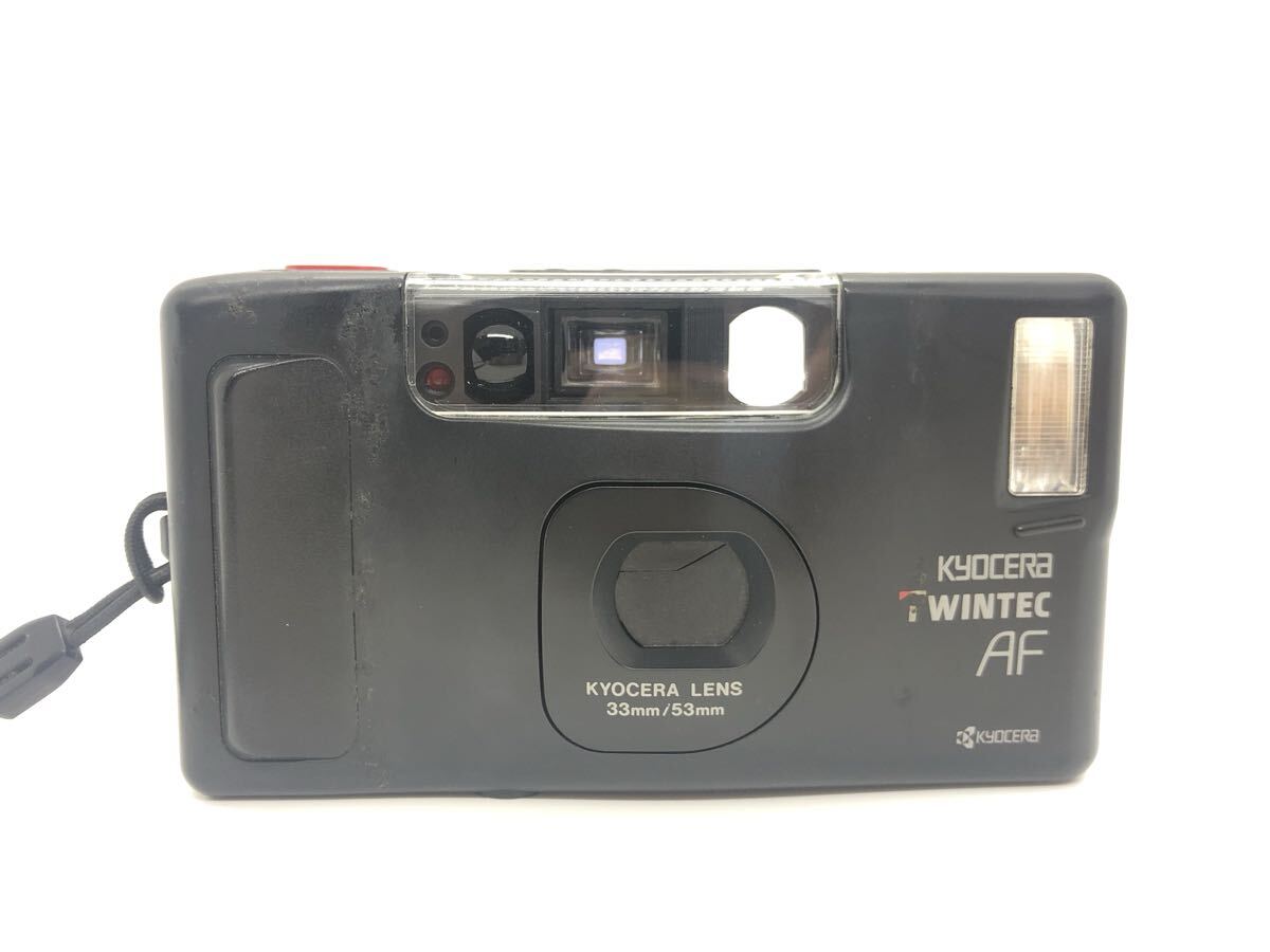 三182 KYOCERA 京セラ TWITEC レンズ 33mm-53mm コンパクトフィルムカメラ　通電動作未確認(T)
