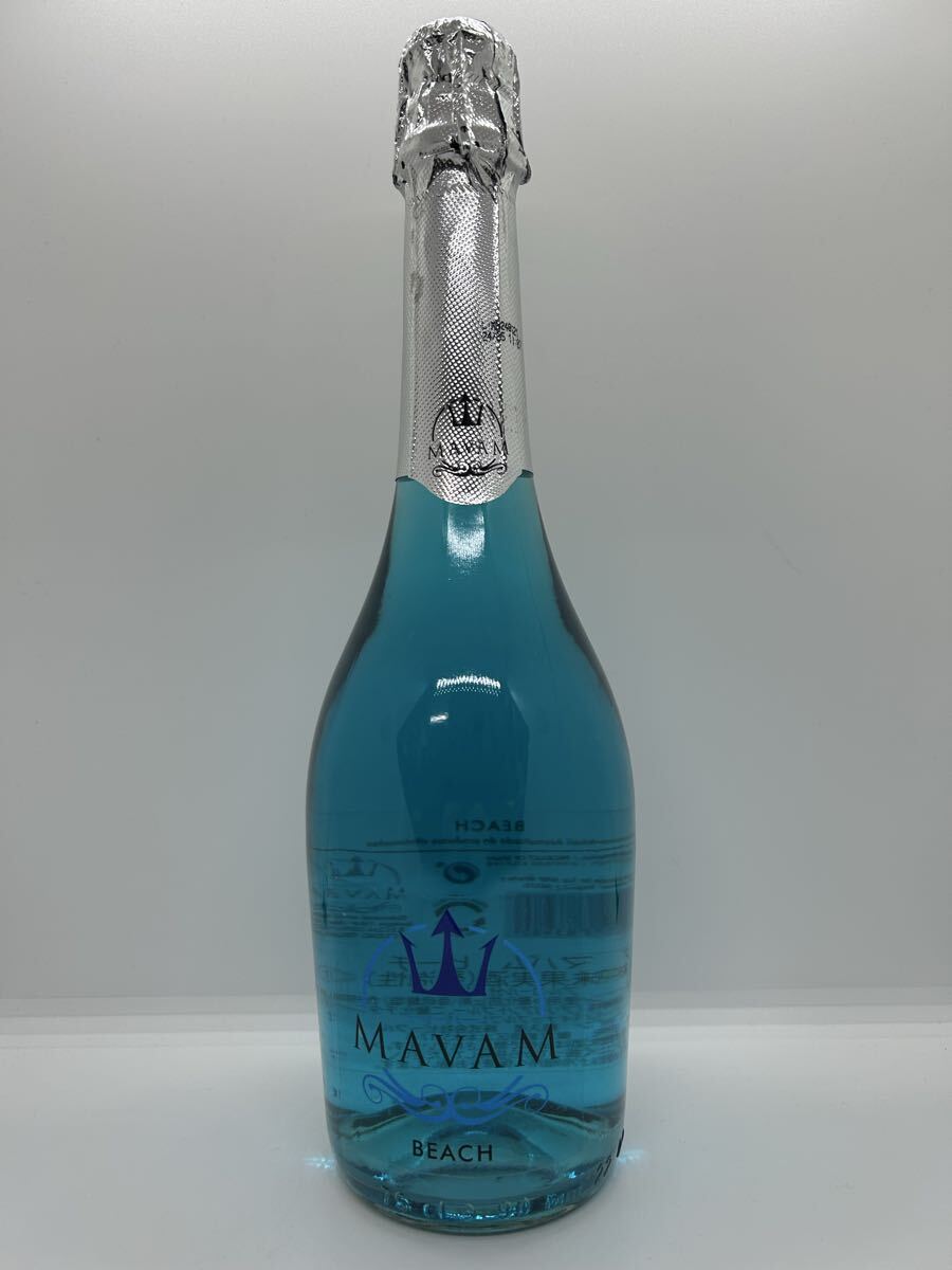 三66 未開栓 MAVAM beach マバム ビーチ 果実酒 ブルー シャンパン 7% 750ml CHAMPAGNE (N)