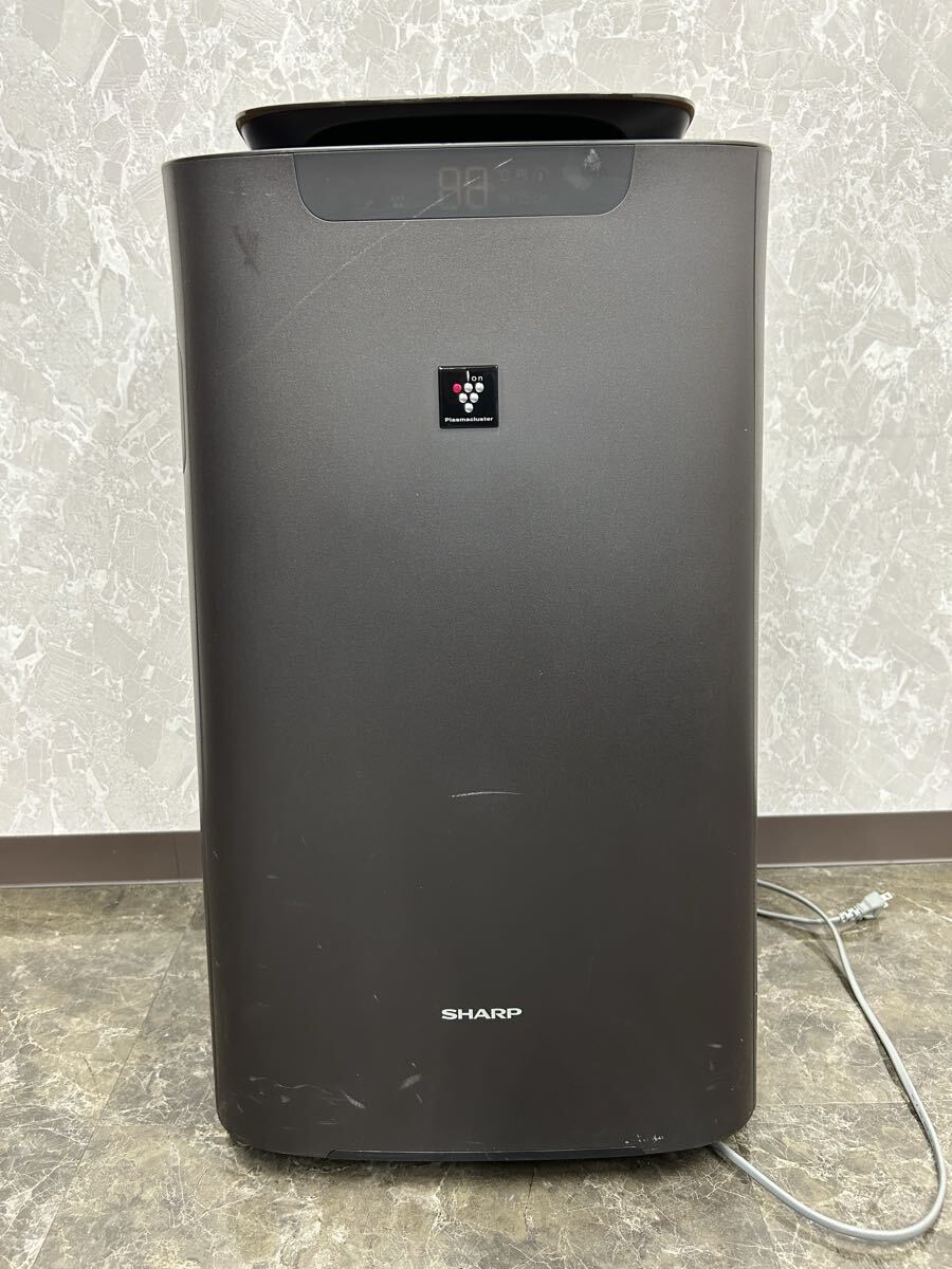 三134 SHARP シャープ 加湿空気清浄機 プラズマクラスター KI-NS70-T 2020年製 ブラック 通電確認済み 動作確認済み (N)