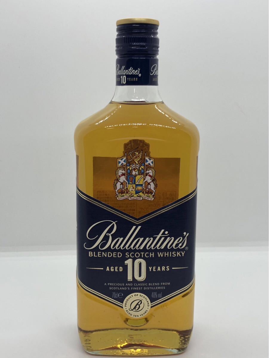 三101 未開栓　Ballantine バランタイン スコッチ ウイスキー サントリー　10年　古酒　40% 700ml (N)