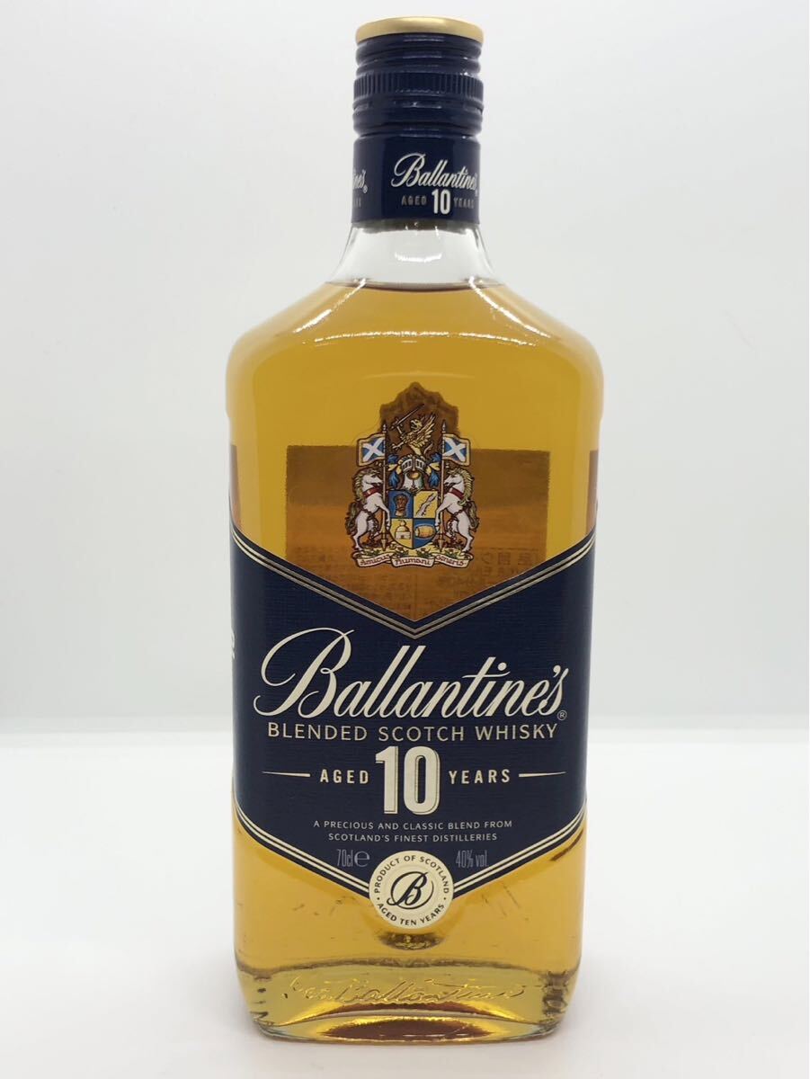 三102 未開栓　 Ballantine バランタイン 10年　スコッチ ウイスキー　サントリー　 古酒 国外酒　40% 750ml (N)
