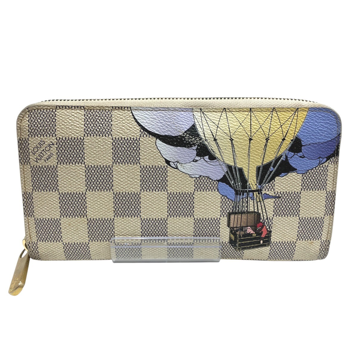 ルイ・ヴィトン LOUIS VUITTON 長財布 イリュストレ ジッピーウォレット 2011年限定モデル ダミエアズール PVC N63006 中古☆0312