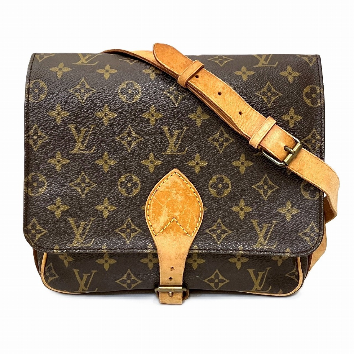 ルイ・ヴィトン LOUIS VUITTON ショルダーバッグ カルトシエールGM モノグラム PVC M51252 中古☆0307