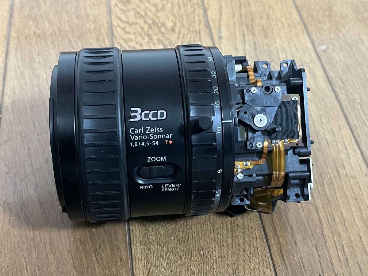 SONY ソニー Carl Zeiss Vario-Sonnar T* 4.5-54mm f1.6 カールツァイス レンズユニット ブロック HDR-FX1 HD デジタルビデオカメラ 部品