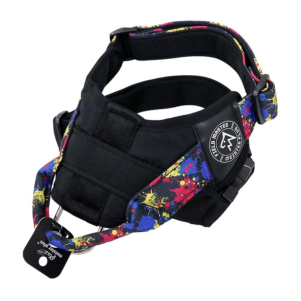 (志)【新品/送料無料】カワノ産業 マイスタープラス FIELDMASTER [超小型犬用] ヘッドインハーネス SS ペイントBK MP2144BK(I)0122A