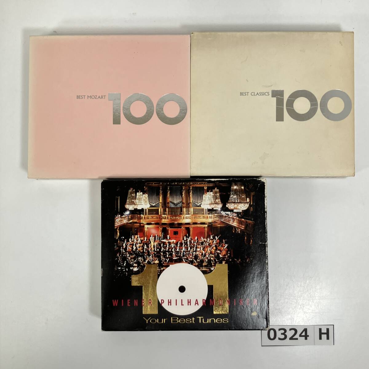 (志)【CD】3点セット★ベストクラシック 100/ベストモーツァルト 100/ウィーン・フィル・ベスト101 6枚組 6CD Classic (I)0324H