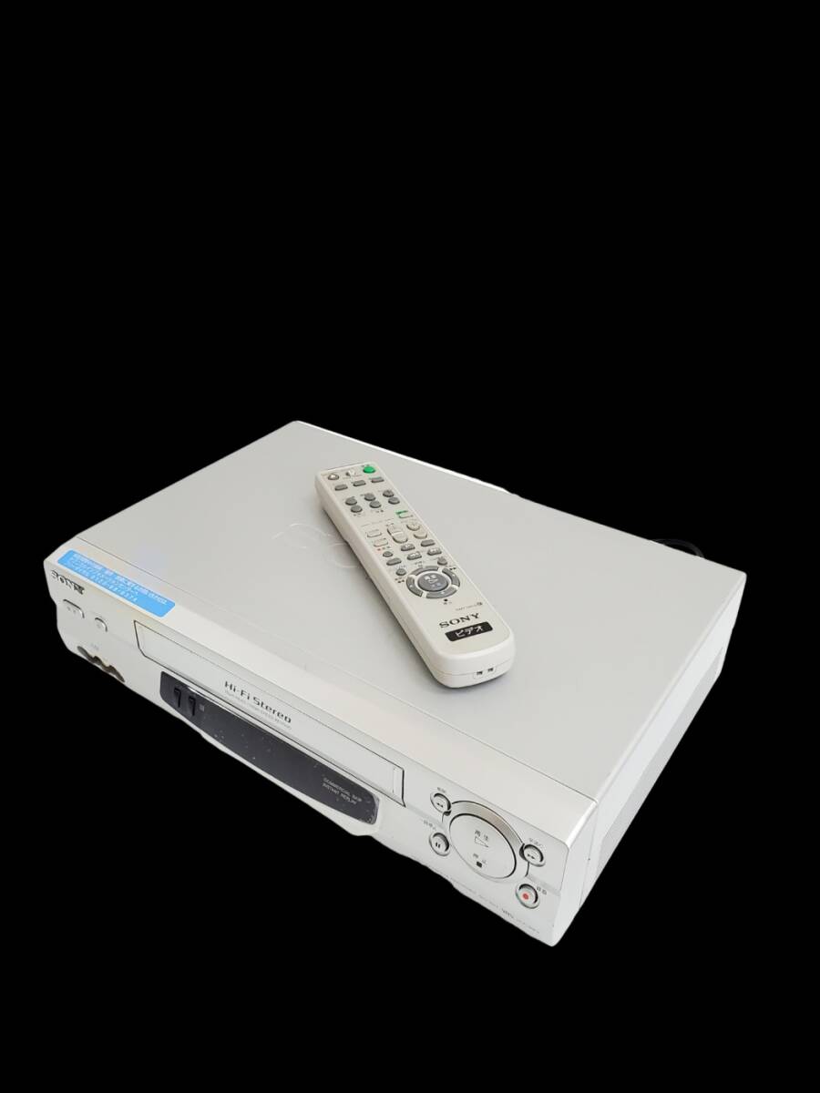 【再生確認済】 SONY ソニー VHSビデオデッキ ビデオカセットレコーダー SLV-NX1 HI-FI STEREO リモコン付き