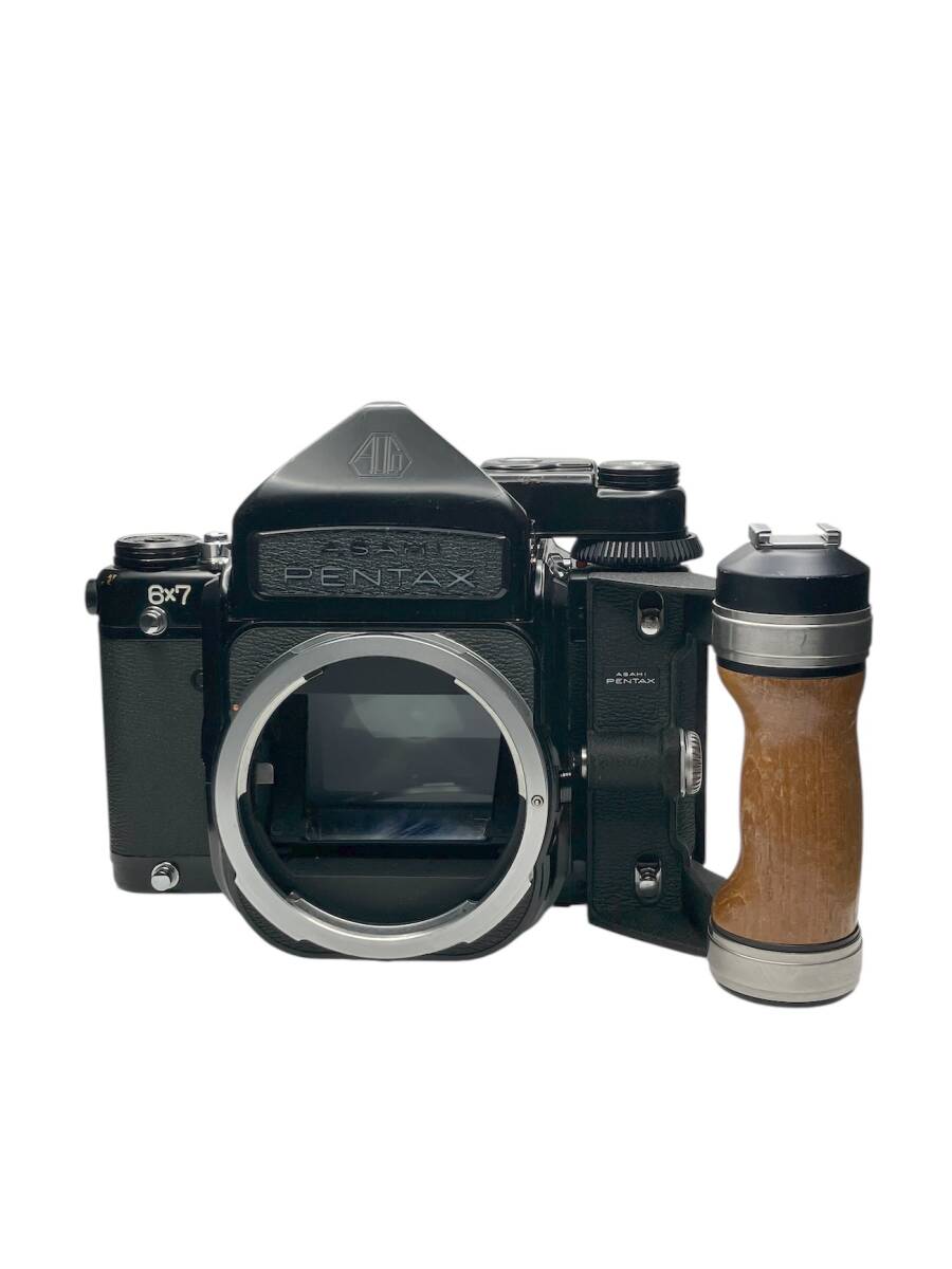 PENTAX 6X7 TTL ペンタックス 中判カメラ バケペン 木製グリップ付き //IS187602
