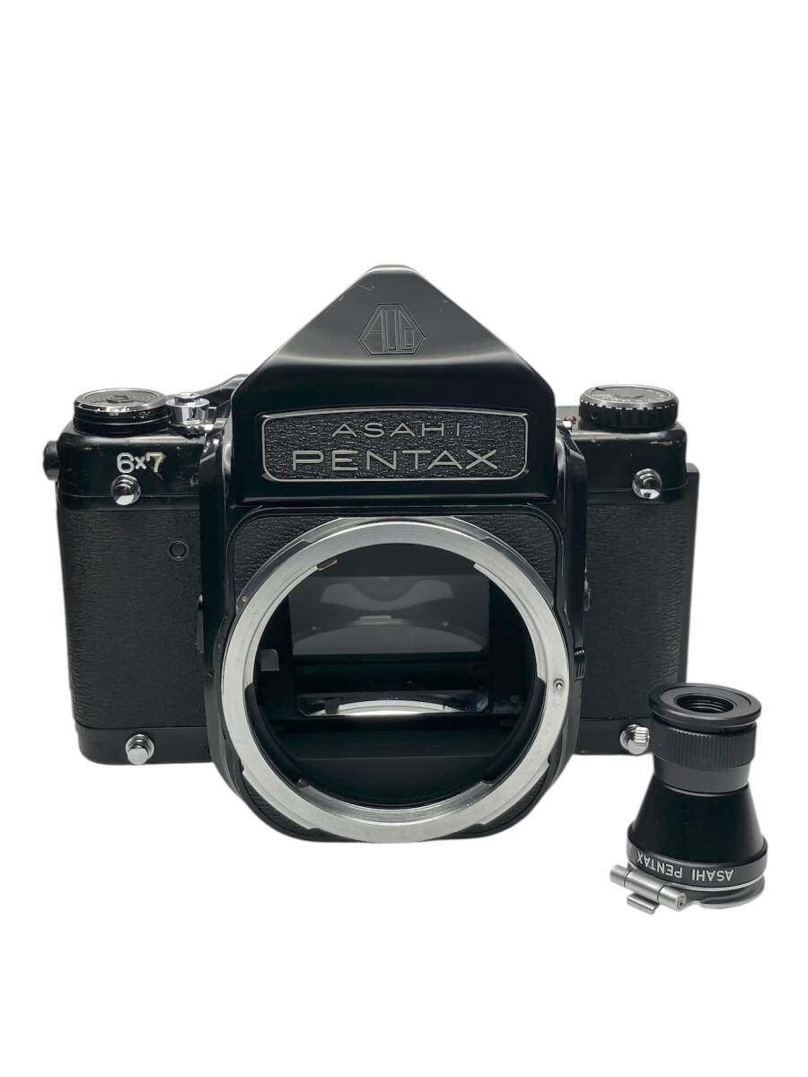 PENTAX 6X7 アイレベル ペンタックス 中判 バケペン マグニファインダー付き ジャンク //IS187601