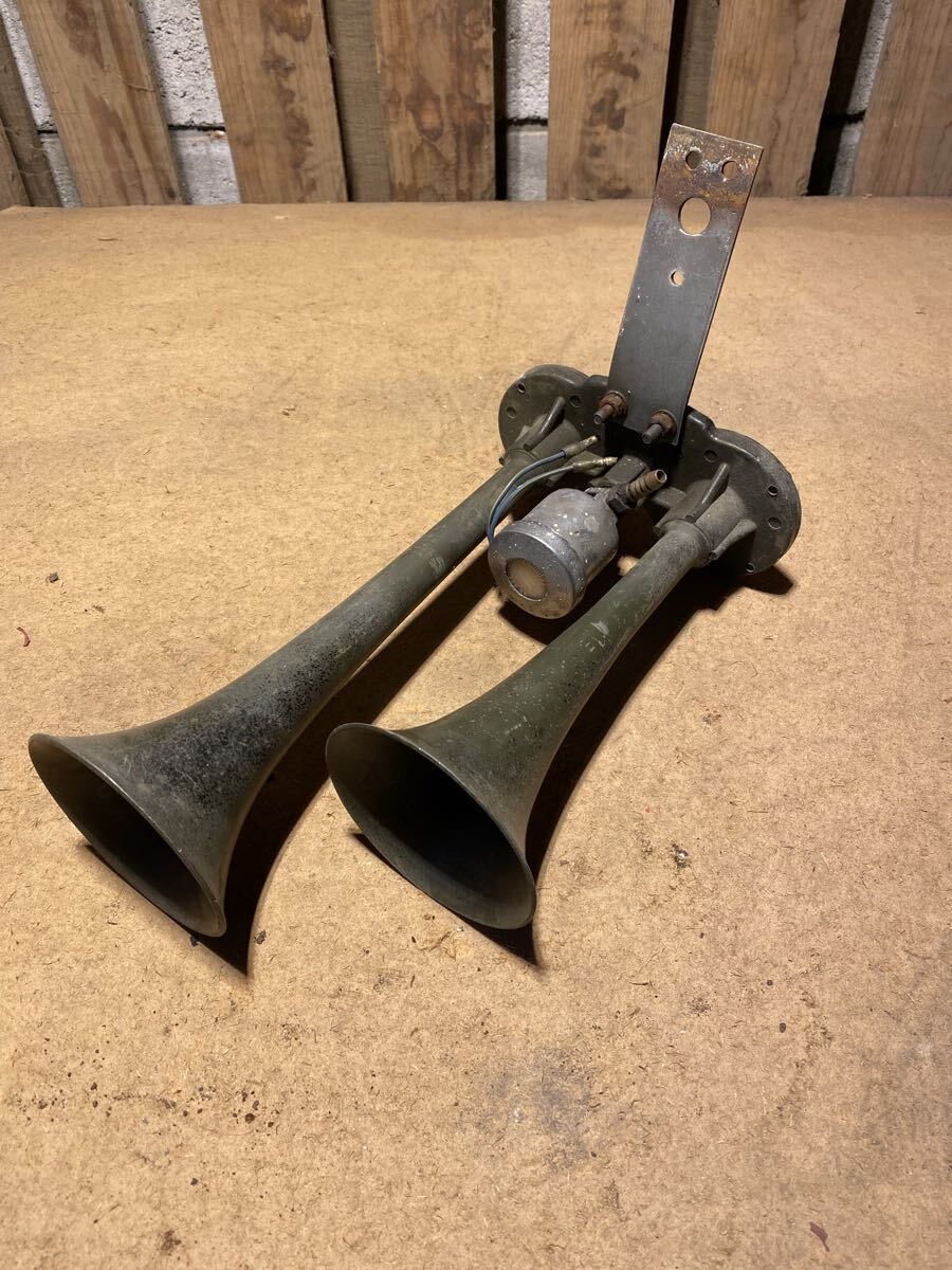 ハドレー エアーホーン ヤンキーホーン 当時物 米軍？ デコトラ 旧車 HADLEY