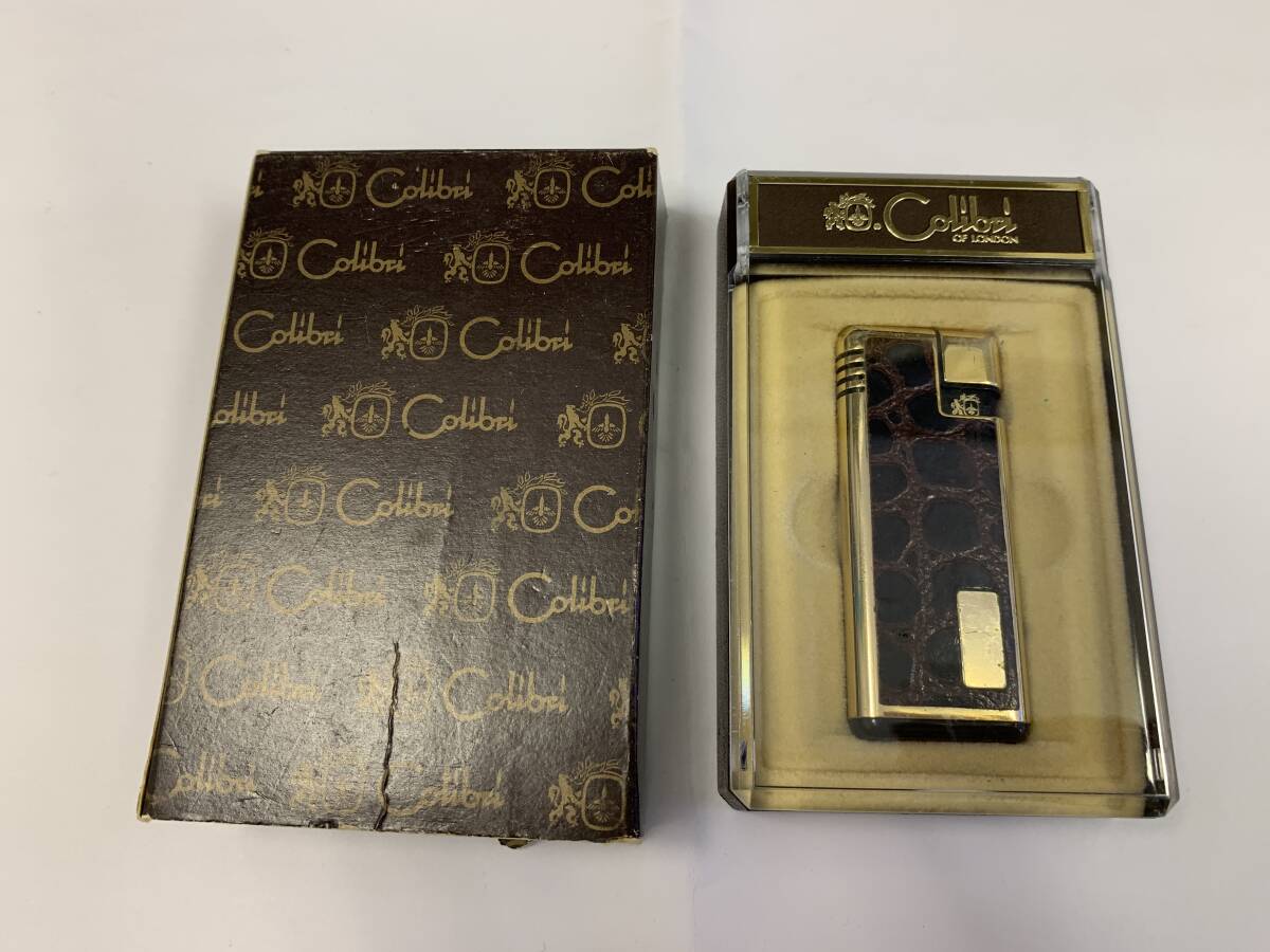 ♪♪83782 【現状品 経年劣化】 Colibri コリブリ ガス ライター 喫煙具 コレクション♪♪