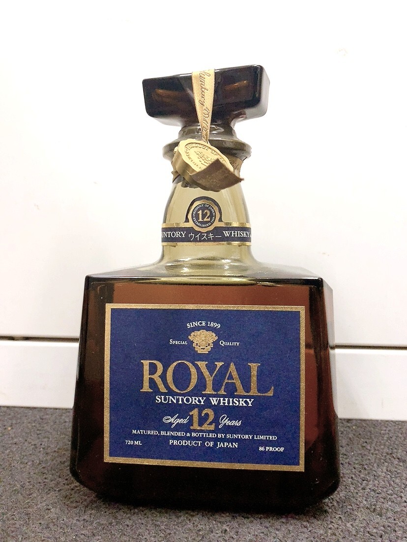 【大阪府内限定配送】・83655 SUNTORY サントリー ROYAL ローヤル プレミアム 12年 ブルーラベル ウイスキー　720ml 43％