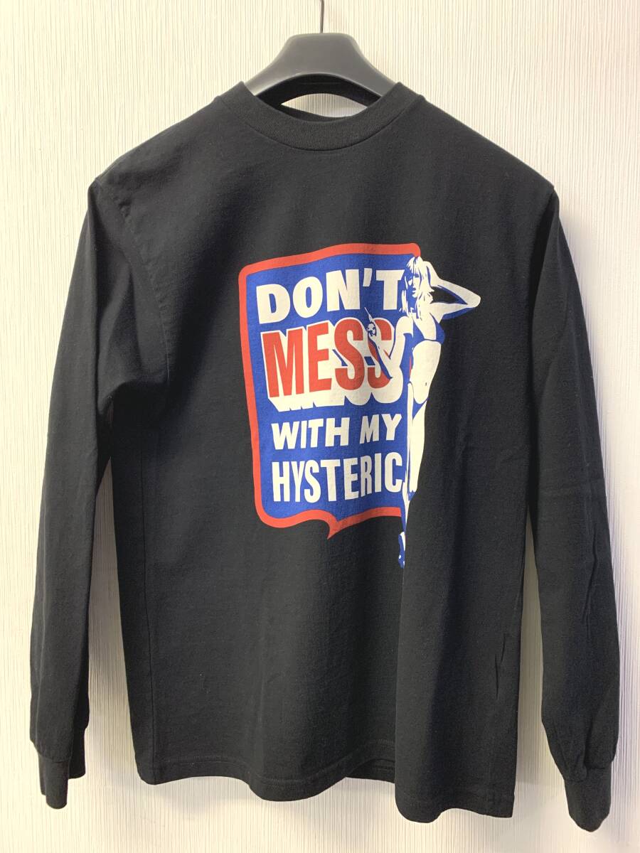 ●○83825 【未使用 タグ付】HYSTERIC GLAMOUR ヒステリックグラマー DIZZY MILKY ロングTシャツ ロンT Mサイズ○●