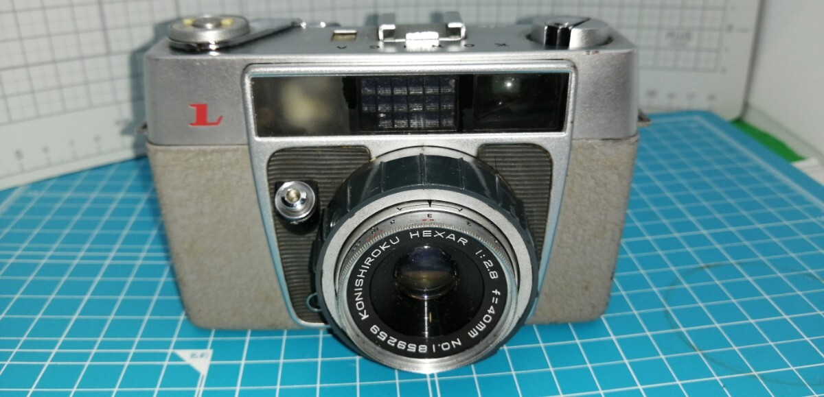 コニカ 初期ユニクカメラ35mm現状シャッターネバリ