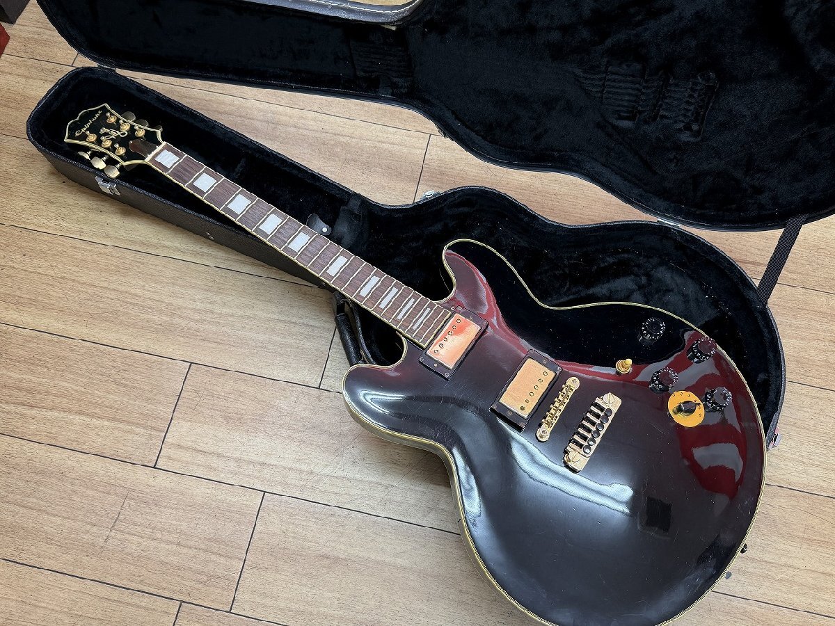 〓 希少品【Epiphone エピフォン B.B. King Lucille B.B.キング ルシール セミアコースティックギター ケース付き 】HO11243