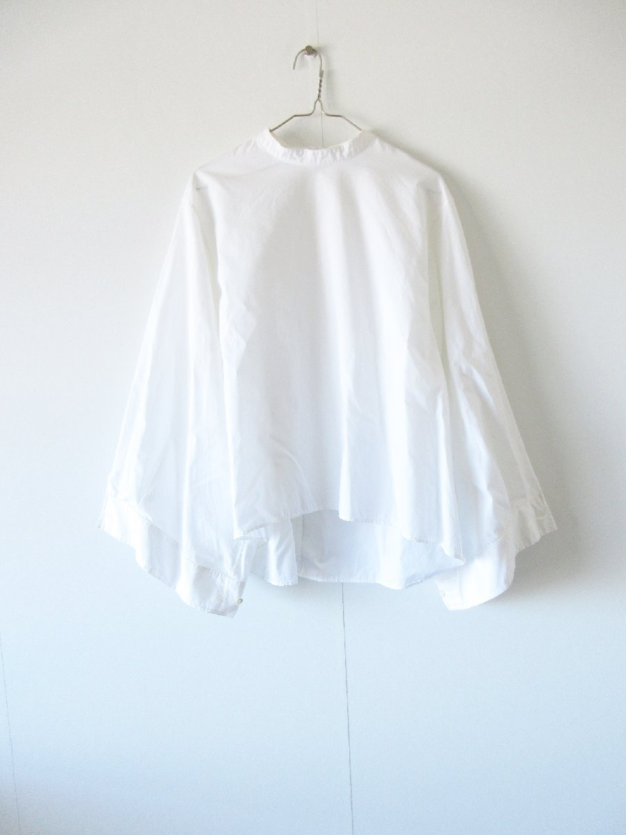 2023SS Hello, Bonjour! L'Appartement / No Collar Volume Sleeve Blouse F WHITE * ブラウス シャツ アパルトモン 長袖