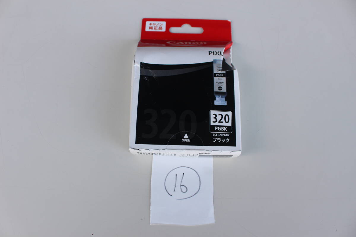 ⑯　キヤノン Canon　インクタンク ブラック BCI-320PGBK　未開封　箱痛み品