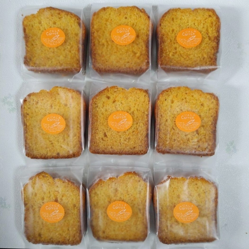 手作りパウンドケーキ、キャロットケーキ