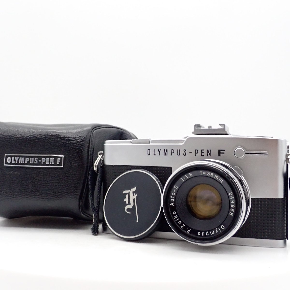 整備済 OLYMPUS PEN-FT 一眼レフイルムカメラ ハーフフレイム F.ZUIKO AUTO-S 38mm f1.8 標準 単焦点 マニュアル オールドレンズ