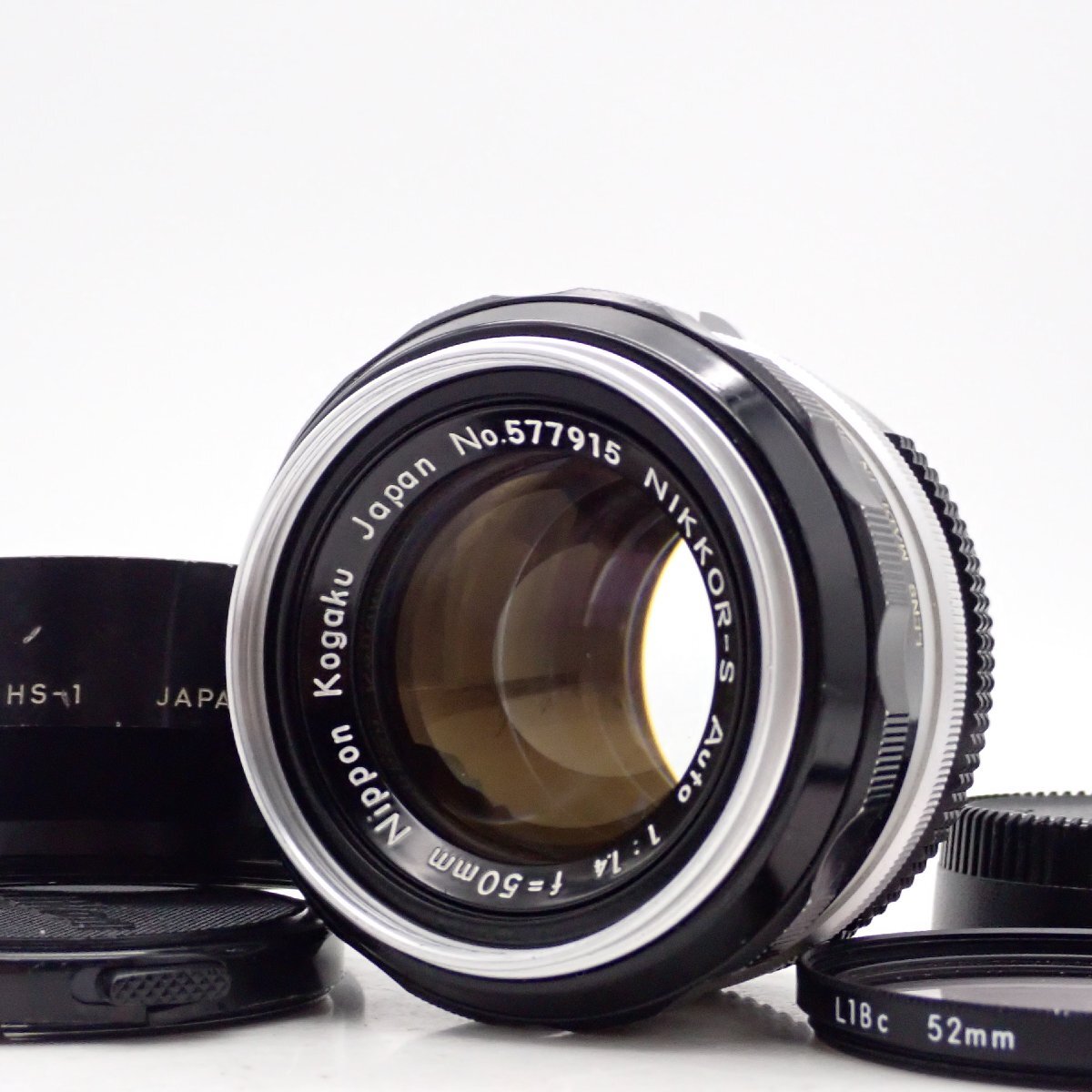 整備済 Nikon Nippon Kogaku Ai改 Nikkor-S Auto 50mm f1.4 標準 単焦点 プライム オールドレンズ