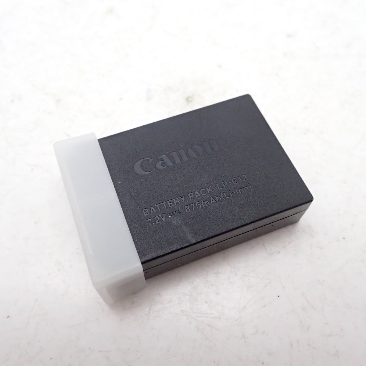 Canon LP-E12 バッテリーパック EOS Kiss M2, Kiss M, Kiss X7, EOS M200, EOS M100, EOS M10, EOS M2, EOS M, SX70HSなど対応