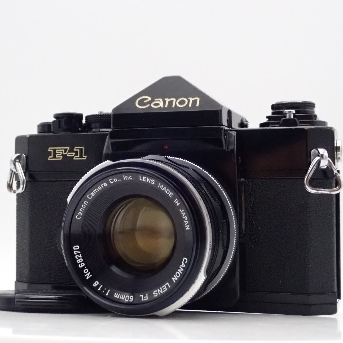 整備品 Canon F-1 F-1改 後期モデル 一眼レフフィルムカメラ フラッグシップ FL 50mm f1.8 前期型 標準 単焦点 マニュアル オールドレンズ