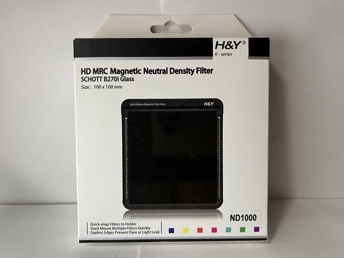 ★未使用★ H&Y 角型フィルターNDフィルター ND1000 100x100mm #0102 #74