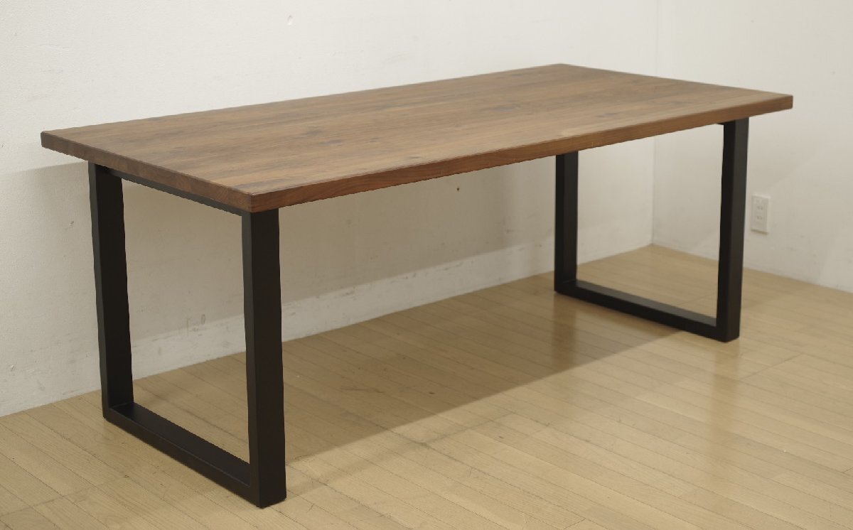 展示品 ACTUS アクタス LAP RAPシリーズ ダイニングテーブル ウォールナット無垢 幅180cm シンプル モダン 食卓机