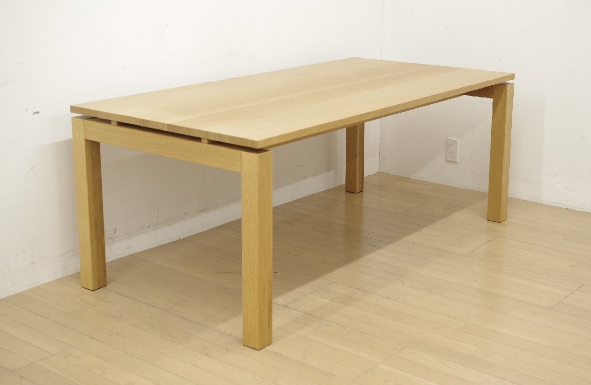 展示品 Ritzｗell リッツウェル FVテーブル ダイニングテーブル 食卓 W190cm 無垢材 楢 ナラ オーク 無垢材 ナチュラル 北欧風 モダン