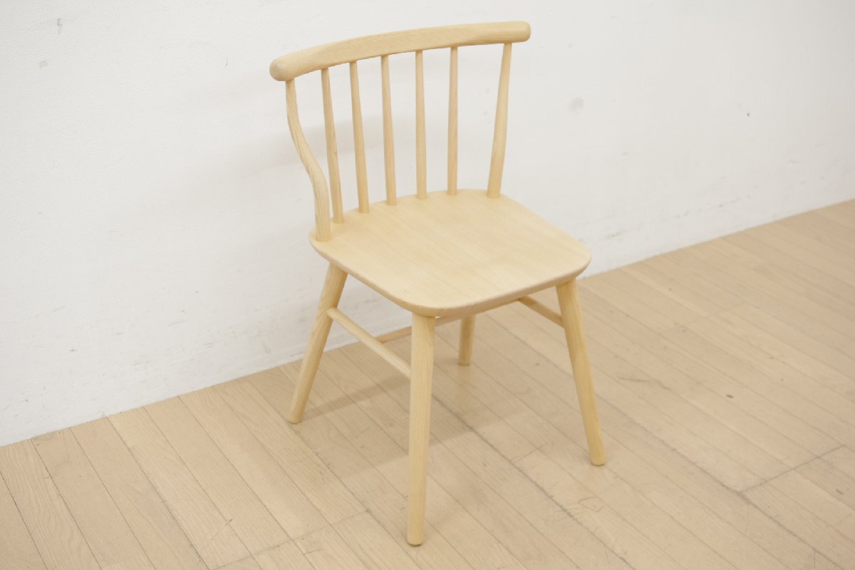 ADAL アダル ホーン ウィンザーチェア W3008-10NN アームレス 椅子 腰掛け 木製 廃盤 シンプル カフェ ナチュラル