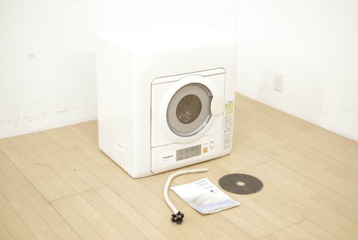 Panasonic パナソニック 電気衣類乾燥機 NH-D503 乾燥5kg 左開き 中古 2018年製 除菌乾燥 店舗 理美容 100V A 動作確認済み